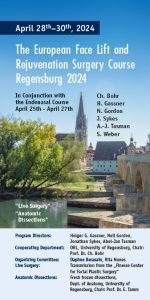The European Face Lift and Rejuvenation Surgery Course 2024